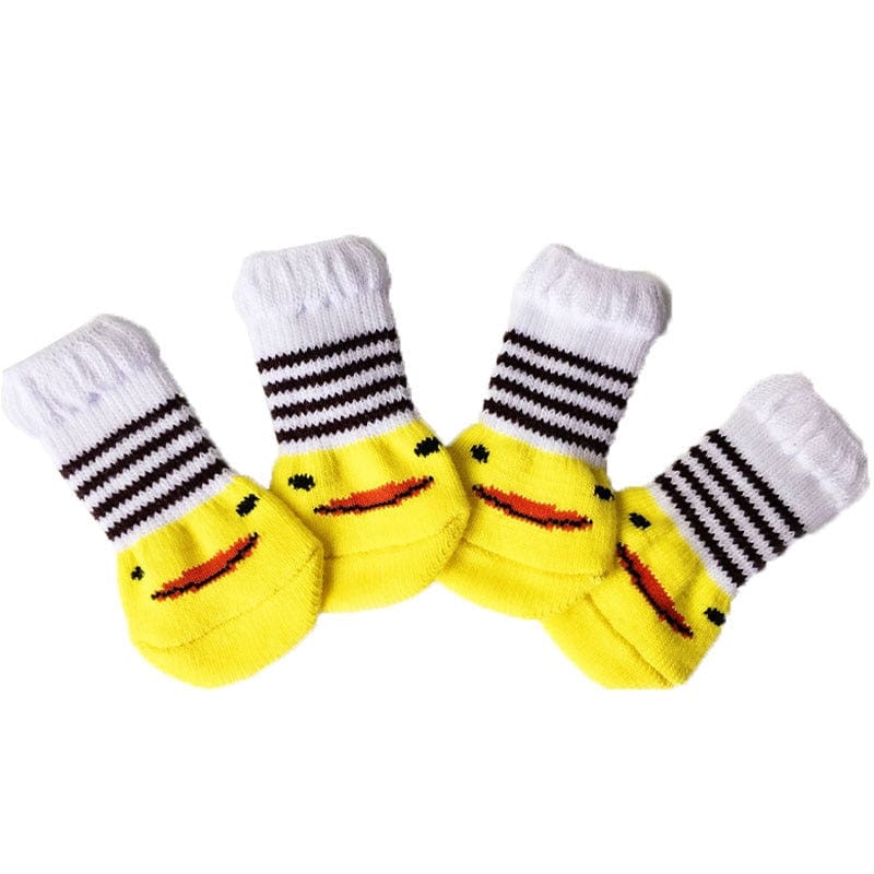 Winter Warm Socks Cute Cartoon Anti Slip Pet Shoes Socks - Image 25