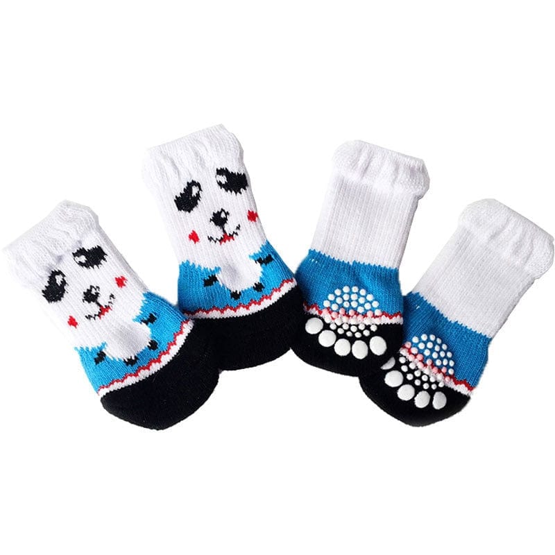 Winter Warm Socks Cute Cartoon Anti Slip Pet Shoes Socks - Image 27