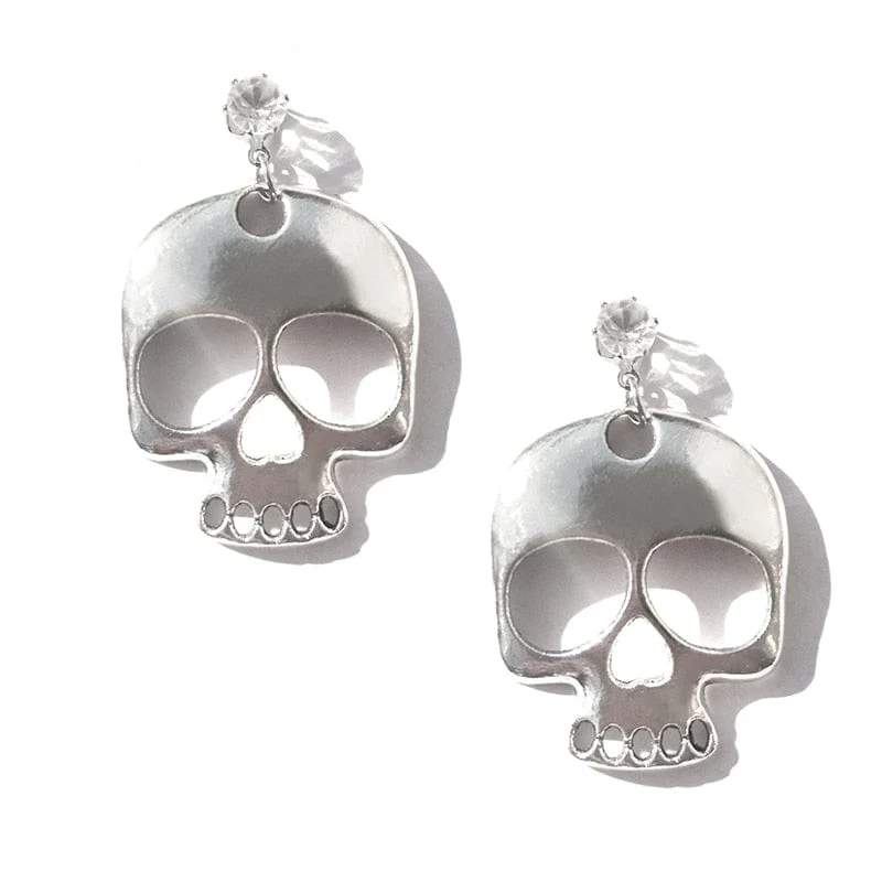 Women Earrings Fashion Skull UFO Zombie Gift - Image 12