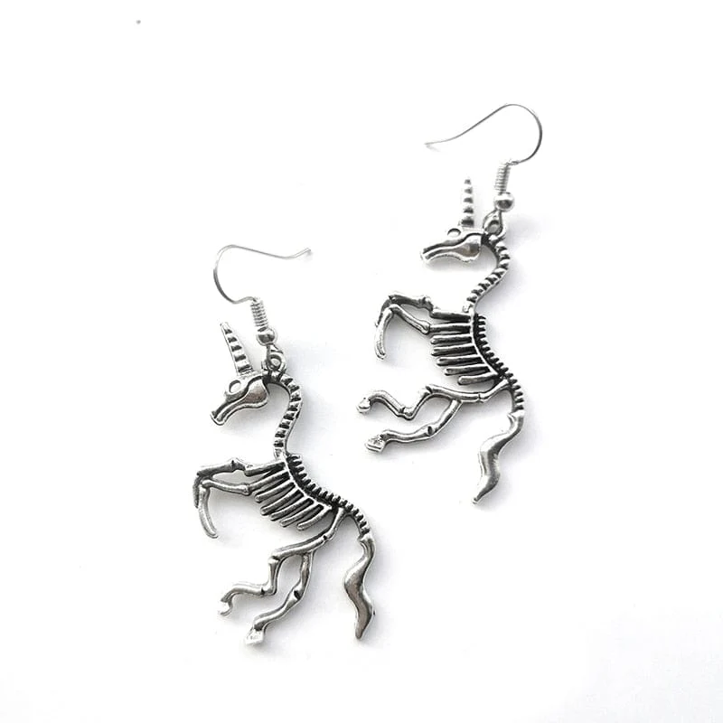 Women Earrings Fashion Skull UFO Zombie Gift - Image 42