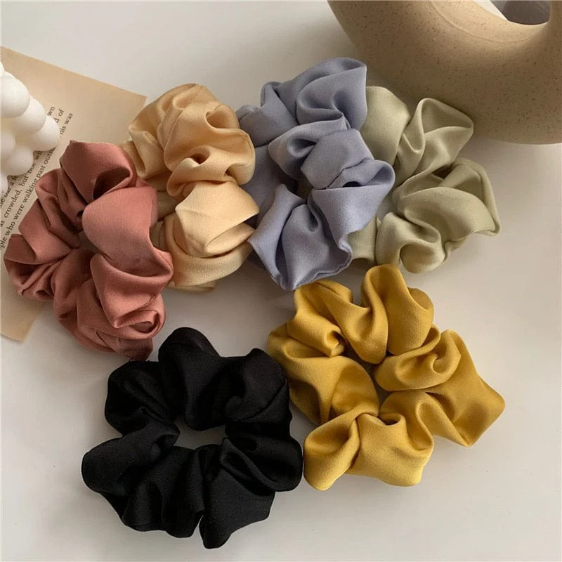 Women Handmade Silk Scrunchie