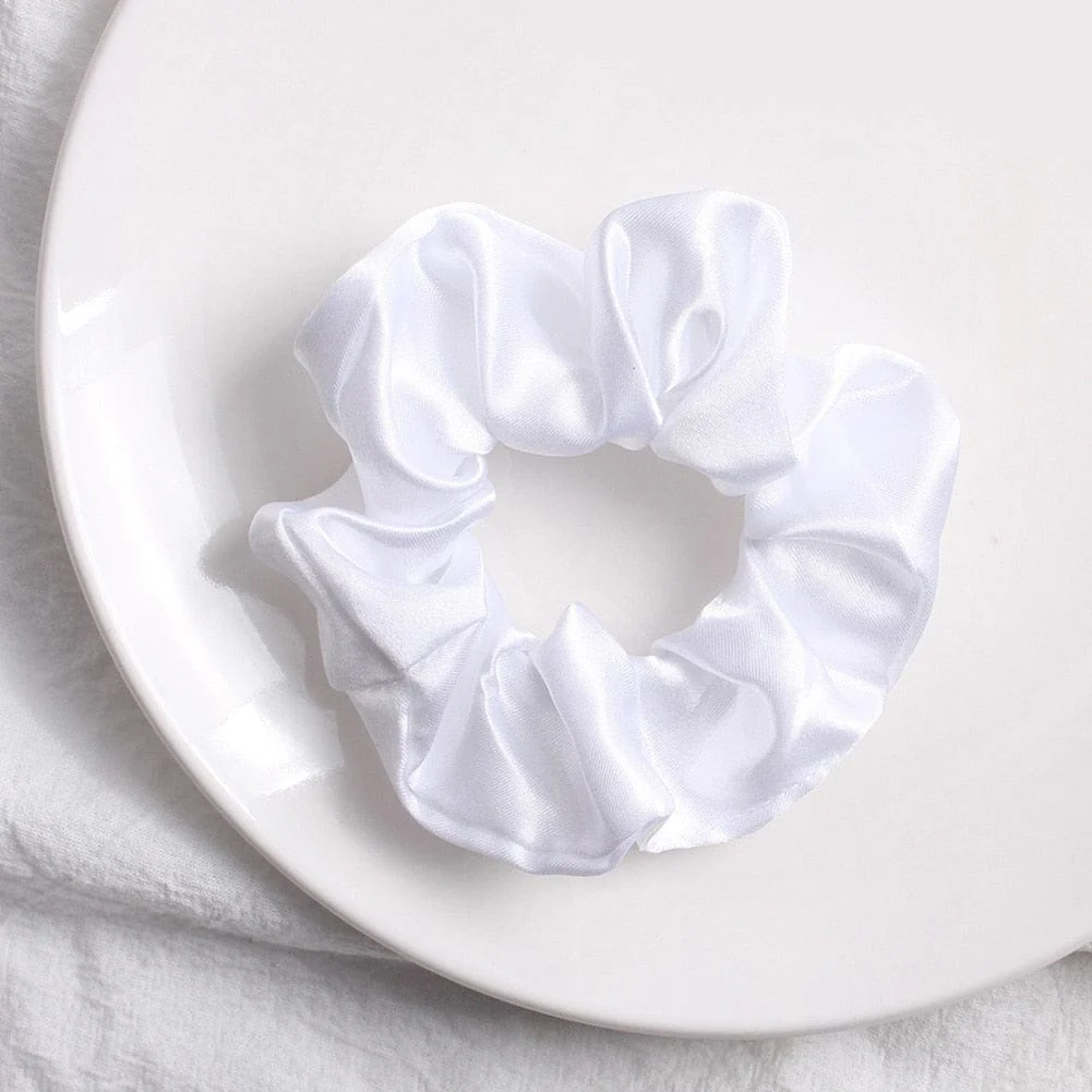 Women Handmade Silk Scrunchie - Image 14