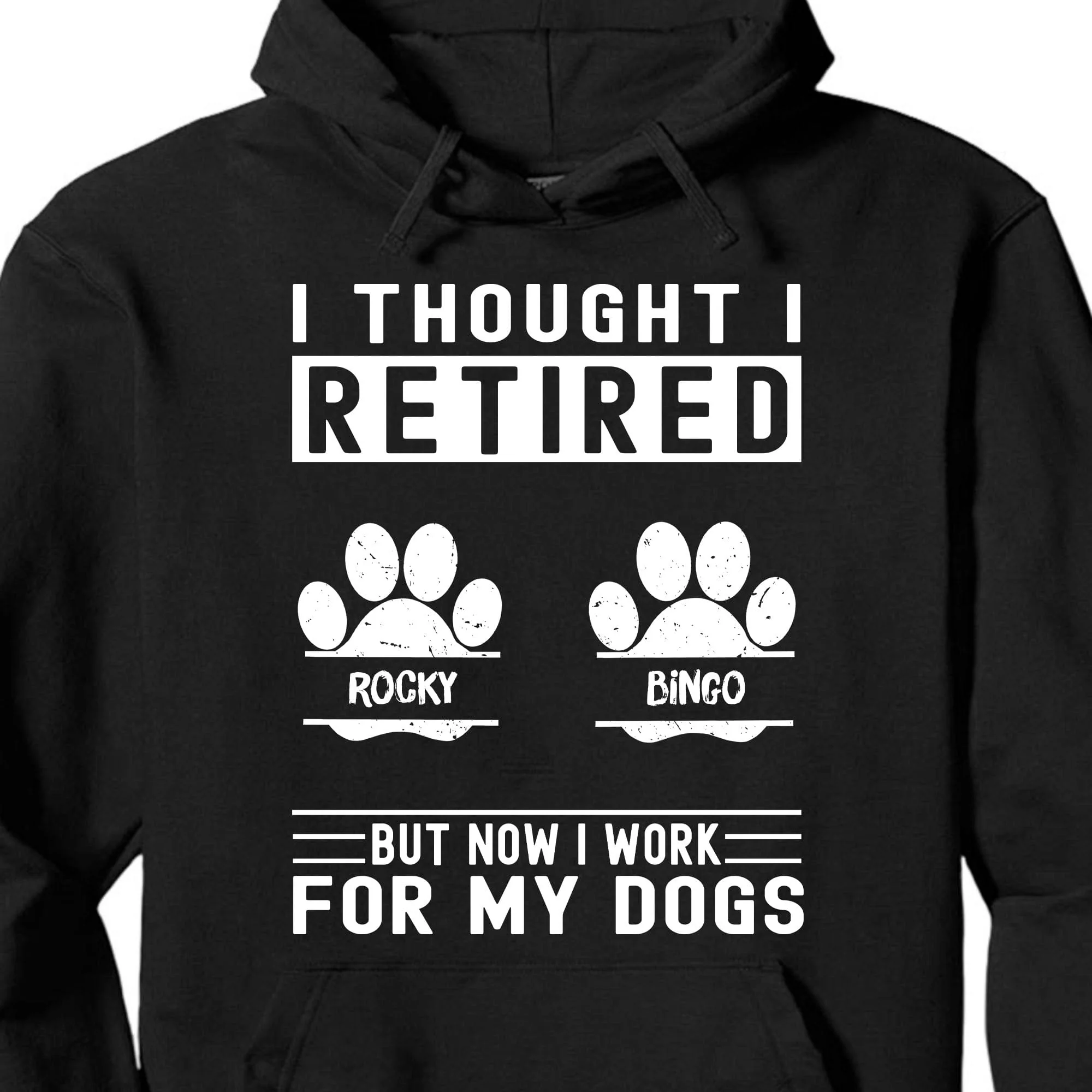 Work For My Dog Personalized Custom Dog Paw Shirt C276 - Image 4
