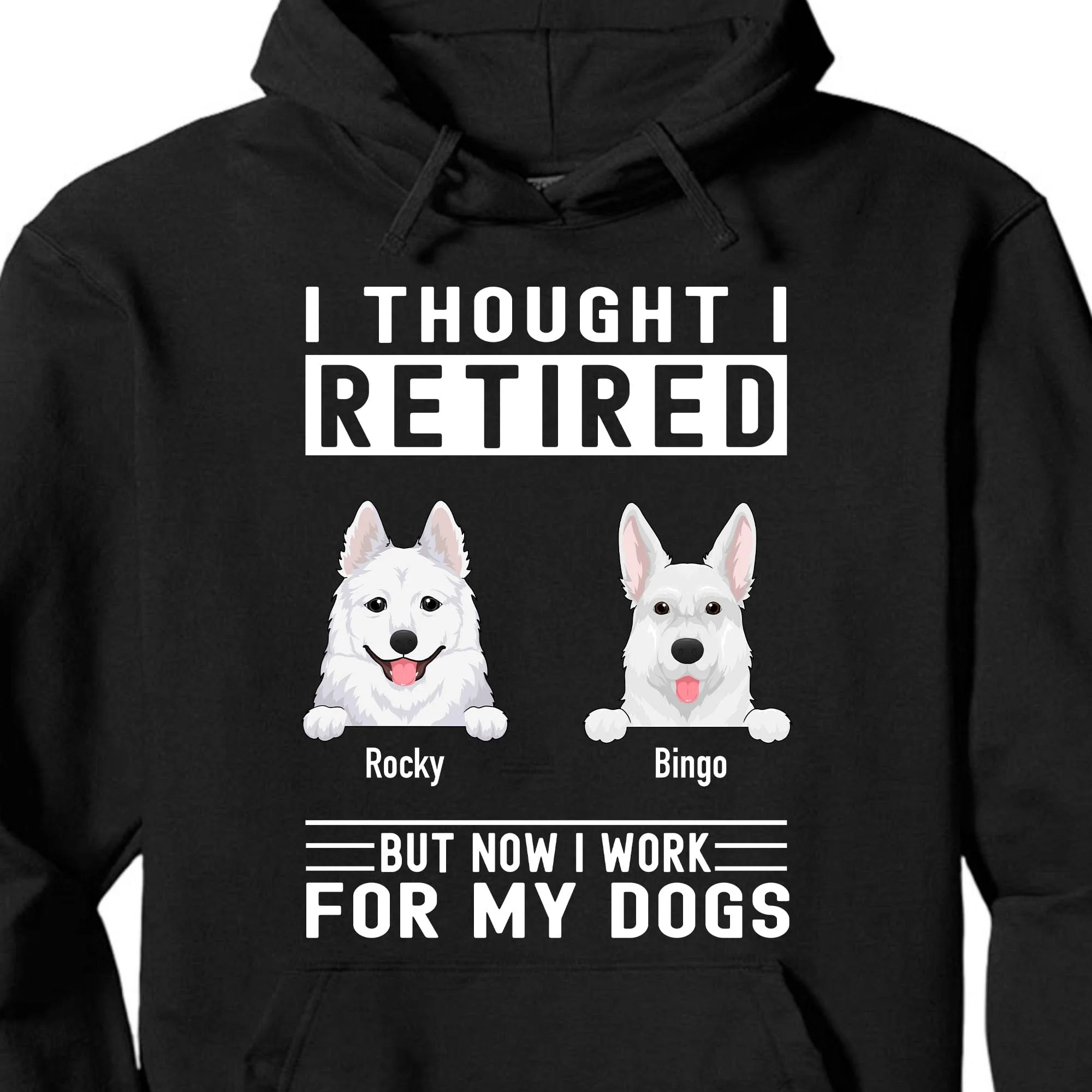 Work For My Dog Personalized Custom Dog Shirt C276 - Image 5