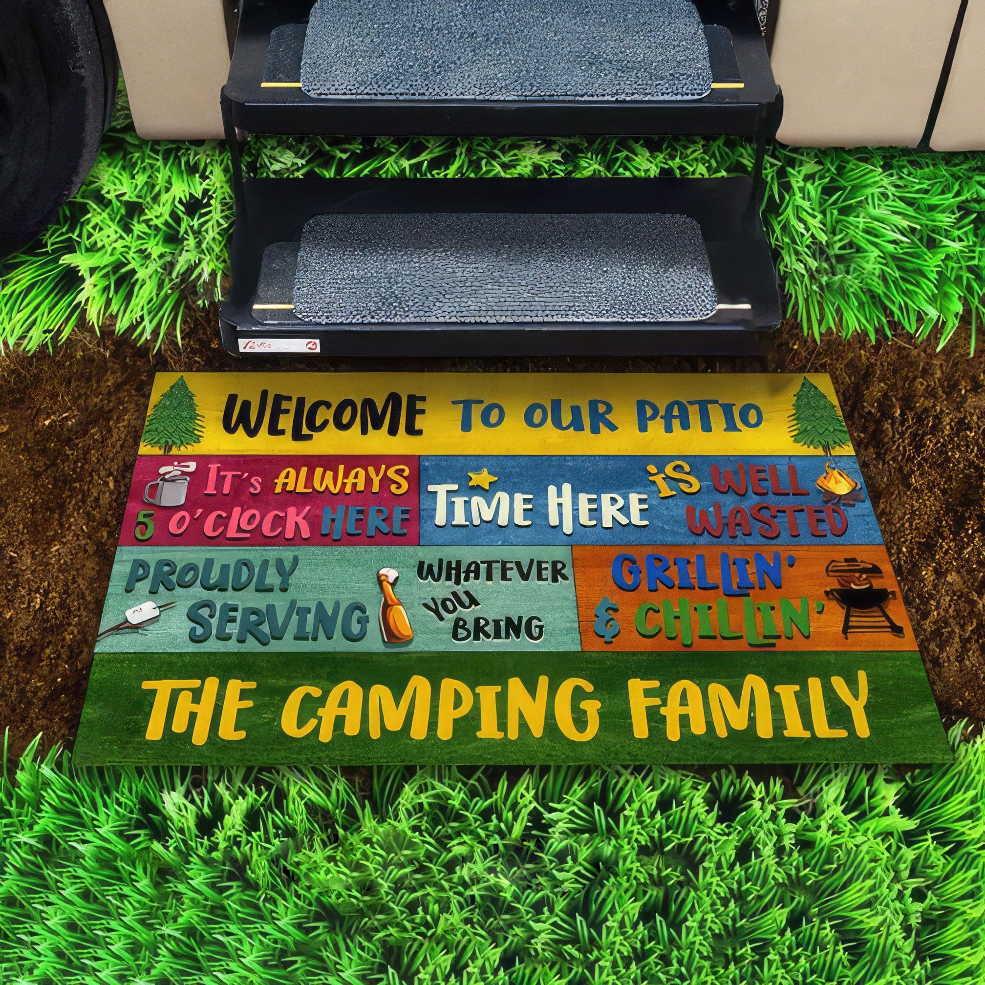 Grilling And Chilling Camping Doormat K228 HN590 895136 - Image 3