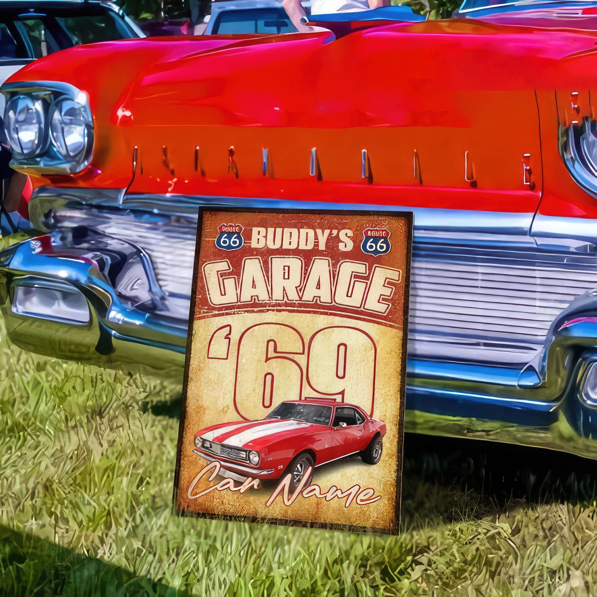 Personalized Custom Text And Upload Photo Car Metal Sign N304 889857 - Image 2