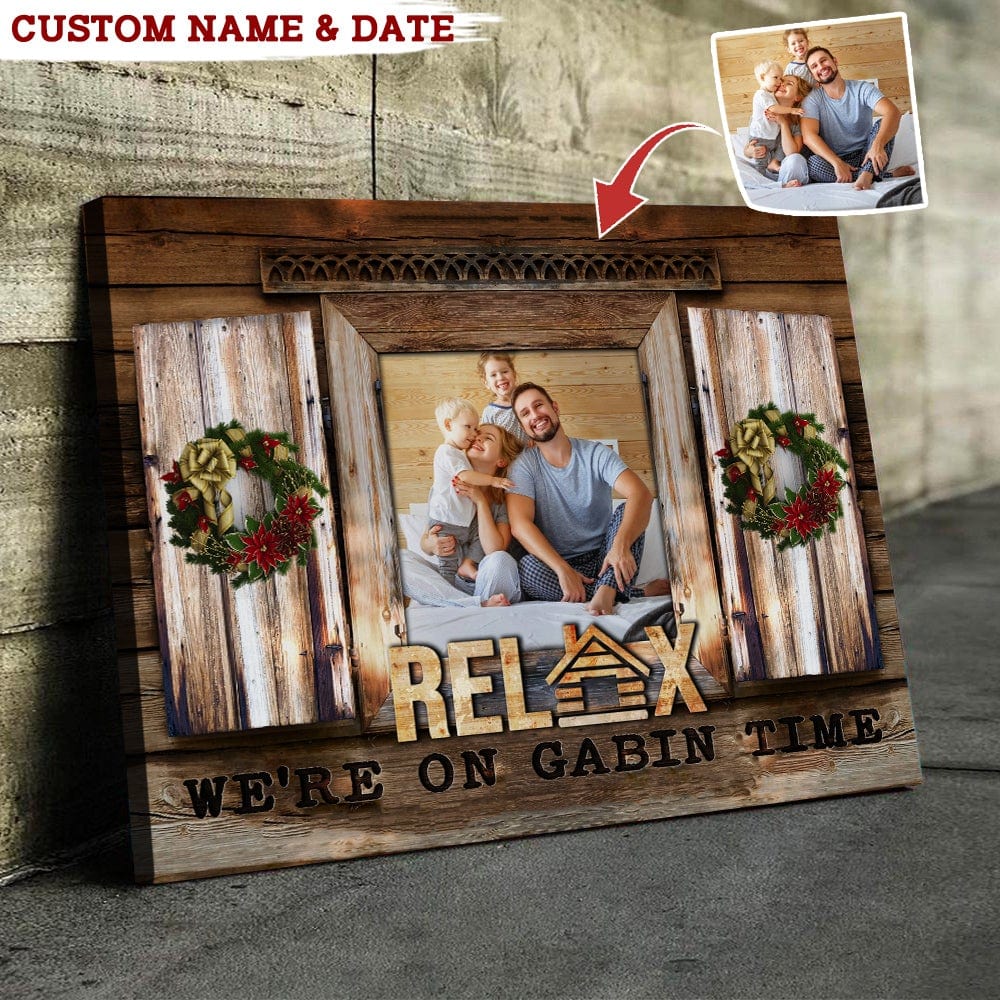 Relax We're On Gabin Time Family Canvas HN590 - Image 3