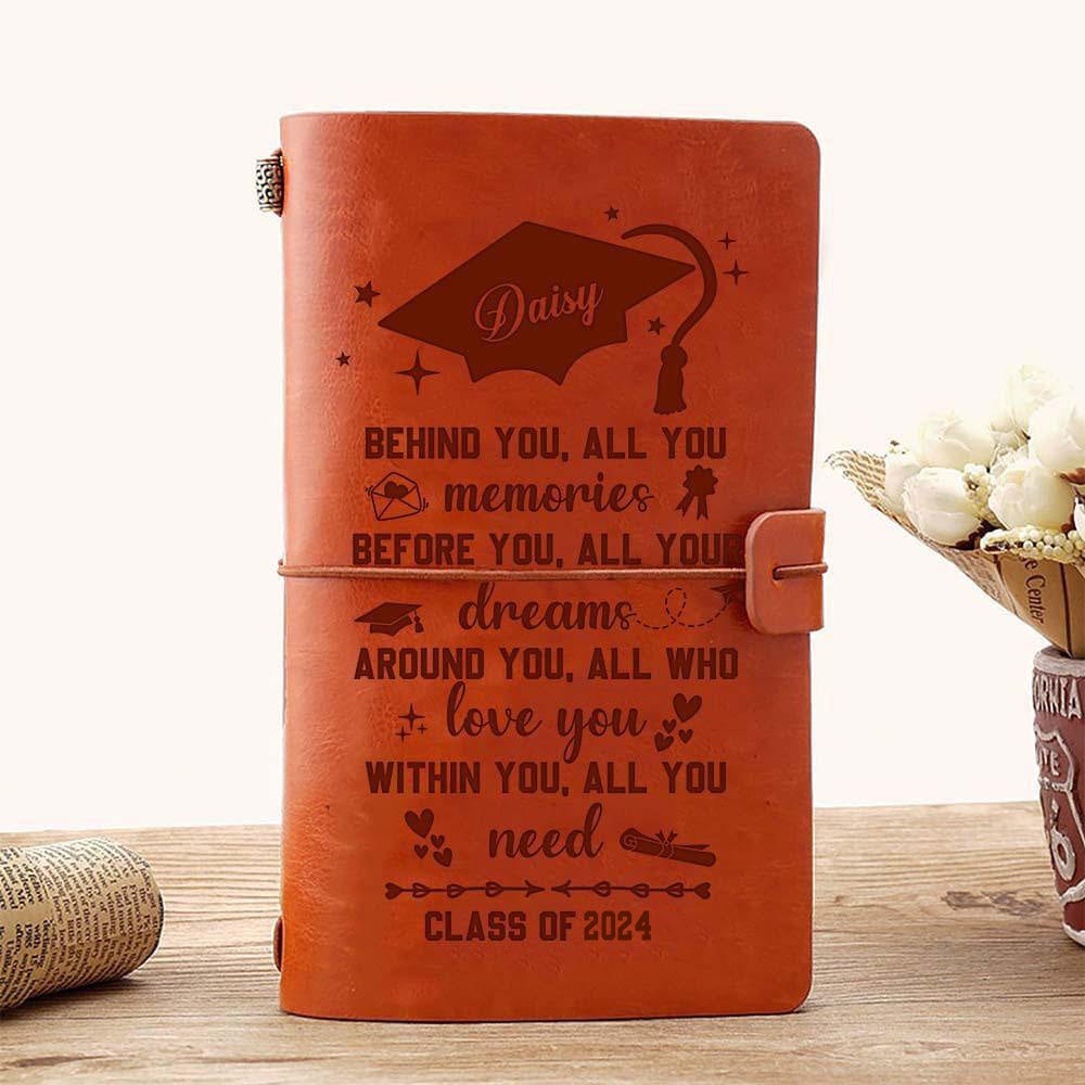 Personalized Graduation Vintage Journal Notebook HN590 - Image 2