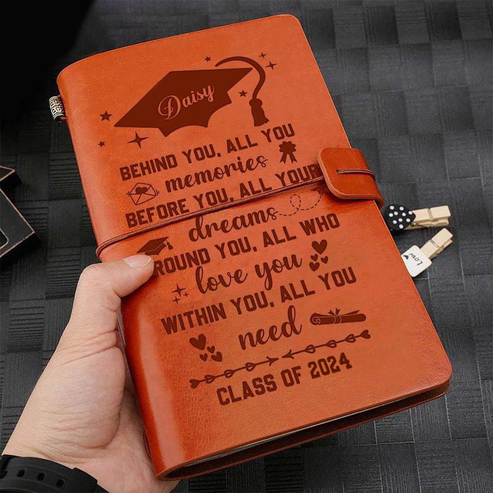 Personalized Graduation Vintage Journal Notebook HN590 - Image 3