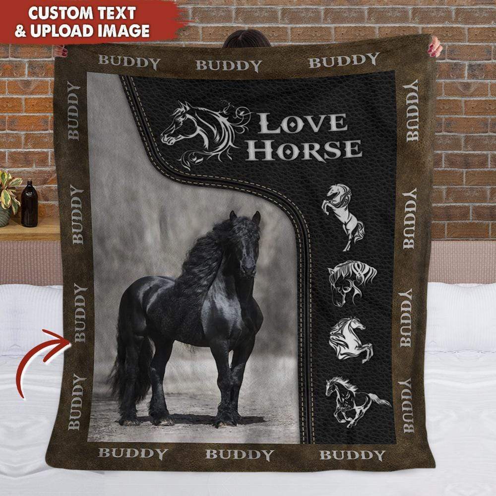 Upload Image Love Horse Blanket HN590 - Image 2