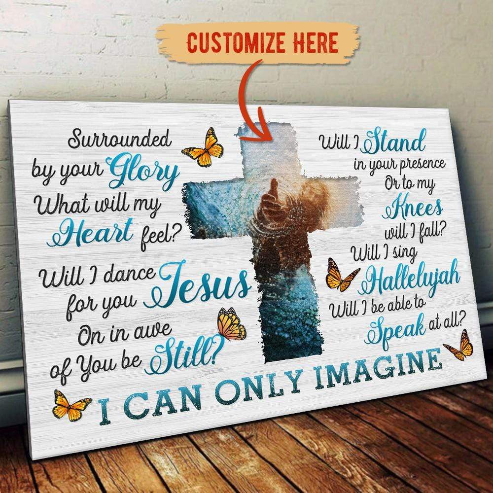 I Can Only Image Jesus Canvas HN590 - Image 2