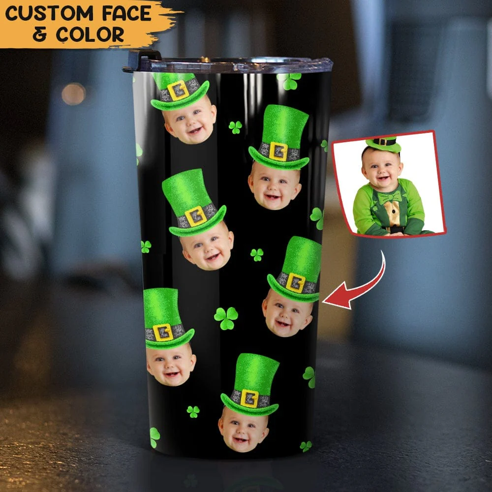 Henry Glass, Pot of Gold, Tossed Hats, Irish St. Patrick's Day Tumbler HN590 - Image 3