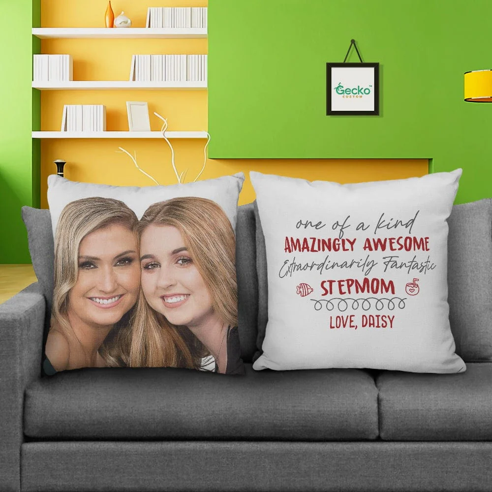 Extraordinarily Fantastic Step Mother Family Throw Pillow HN590 - Image 2