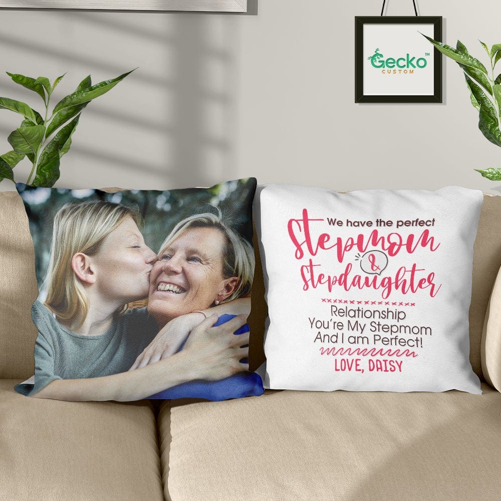 We Have The Perfect Stepmother Family Throw Pillow HN590