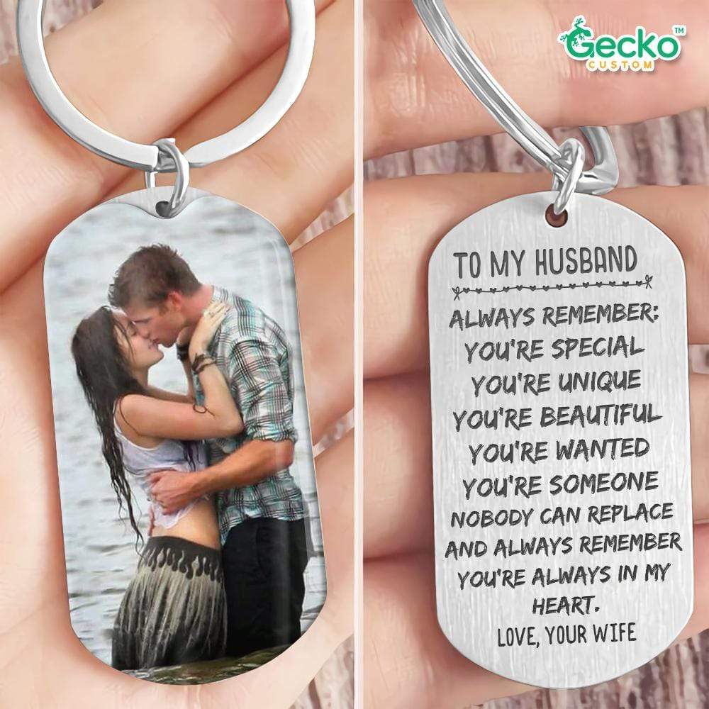 Always Remember You're Special Couple Metal Keychain, Valentine Gift HN590