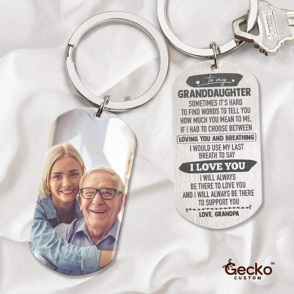 Sometimes It's Hard To Find Word Family Metal Keychain HN590 - Image 2