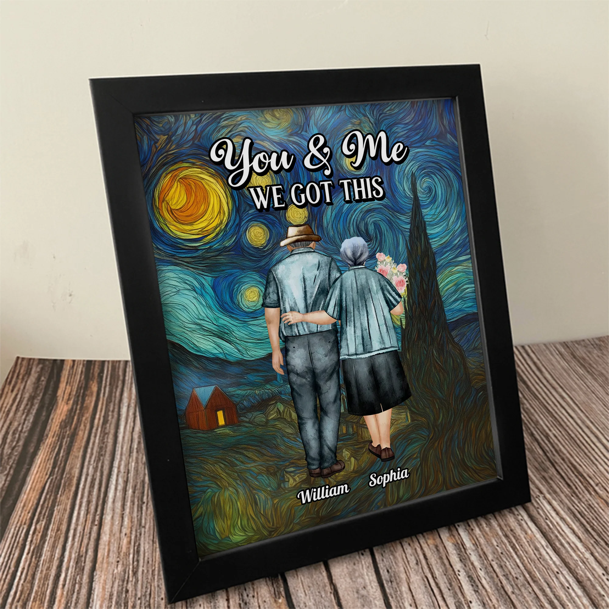 You & Me We Got This Starry Night Personalized Picture Frame Anniversary Gifts For Couple CH07 896492 - Image 6